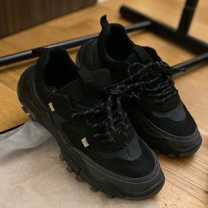 Zara Kids Black Technical Sneakers